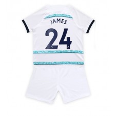 Chelsea Reece James #24 Bortaställ Barn 2022-23 Korta ärmar (+ Korta byxor)